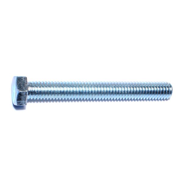 3/8"-16 x 3" Zinc Plated Steel Coarse Full Thread Hex Head Tap Bolts