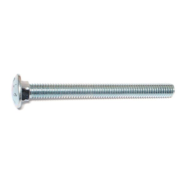 3/8"-16 x 4" Zinc Plated Grade 2 / A307 Steel Coarse Thread Carriage Bolts