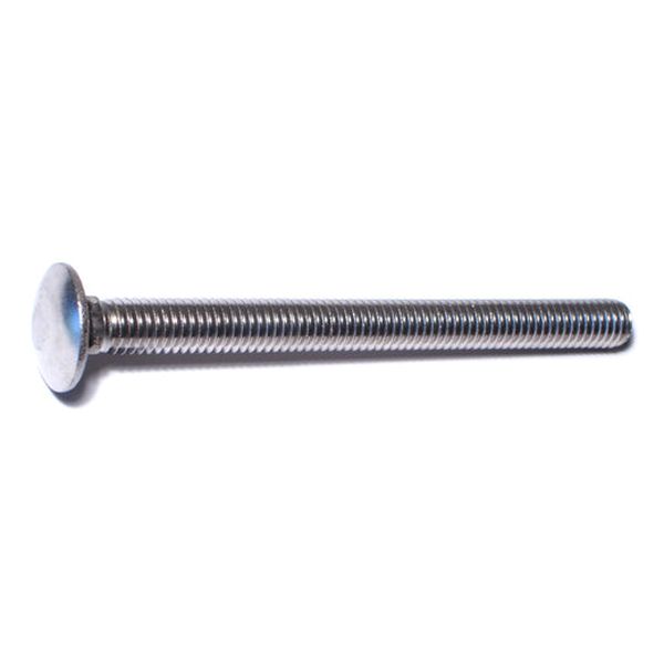 3/8"-16 x 4-1/2" 18-8 Stainless Steel Coarse Thread Carriage Bolts