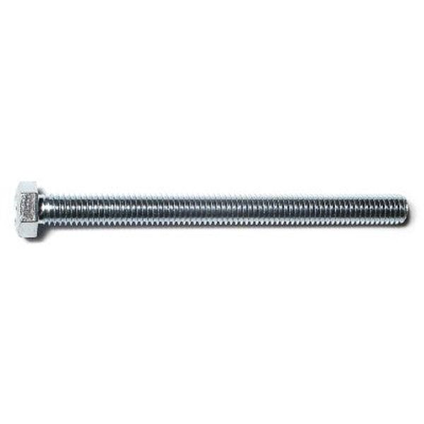 3/8"-16 x 4-1/2" Zinc Plated Steel Coarse Full Thread Hex Head Tap Bolts