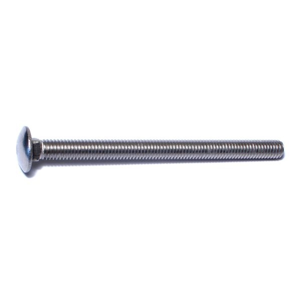 3/8"-16 x 5" 18-8 Stainless Steel Coarse Thread Carriage Bolts