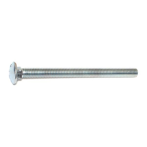 3/8"-16 x 5" Zinc Plated Grade 2 / A307 Steel Coarse Thread Carriage Bolts