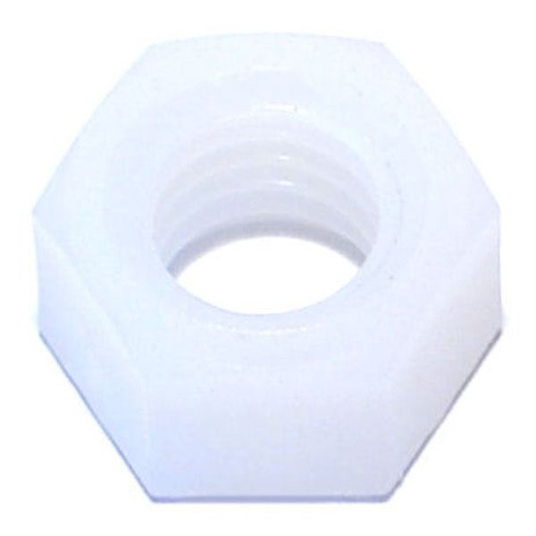 3/8"-16 Nylon Plastic Coarse Thread Hex Nuts