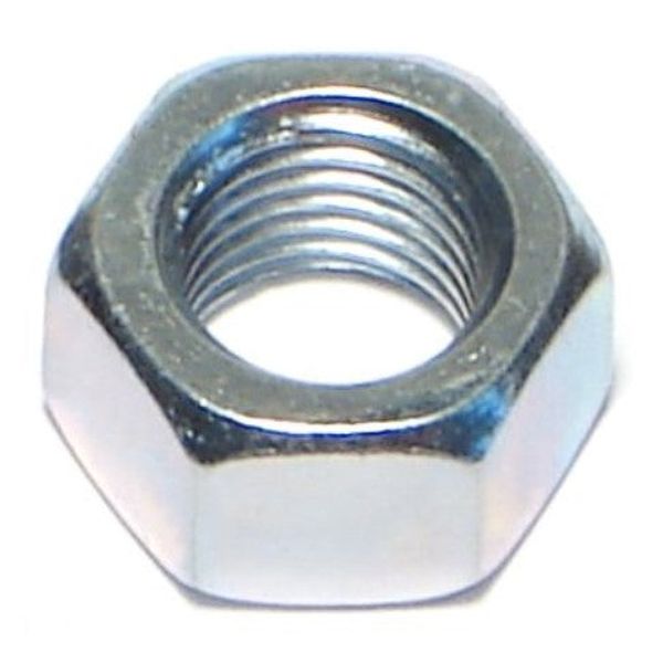 3/8"-24 Zinc Plated Grade 5 Steel Fine Thread Hex Nuts