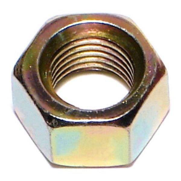 3/8"-24 Zinc Plated Grade 8 Steel Fine Thread Hex Nuts