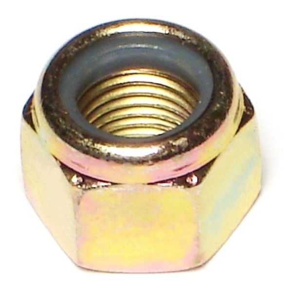 3/8"-24 Zinc Plated Grade 8 Steel Fine Thread Nylon Insert Lock Nuts