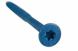 Imported Fasteners, Steel Flat Star Concrete Screws, Fasteners, Anchors