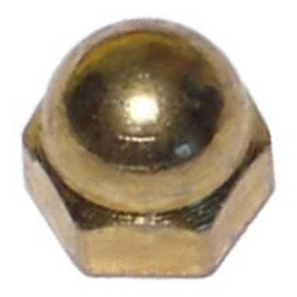 #4-40 Solid Brass Coarse Thread Acorn Cap Nuts