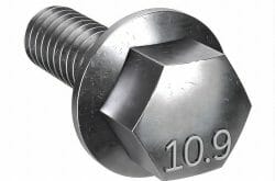 Imported Fasteners, Class 10.9 Steel Standard Flange Bolts, Fasteners, Bolts