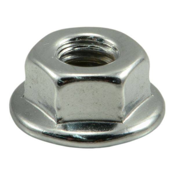 4mm-0.7 Chrome Plated Steel Coarse Thread Flange Nuts