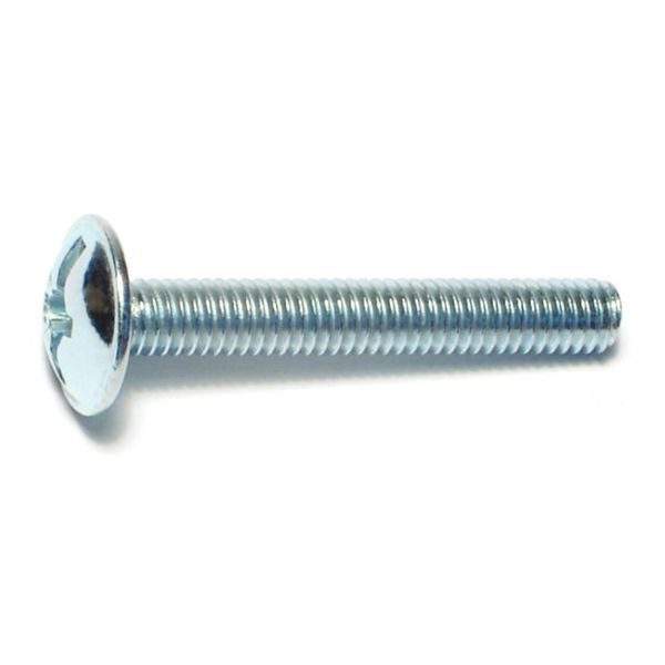4mm-0.7 x 28mm Zinc Plated Steel Coarse Thread Combo Truss Head Machine Screws