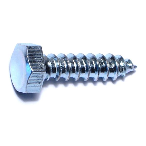 5/16" x 1-1/4" Zinc Plated Grade 2 / A307 Steel Hex Head Lag Screws