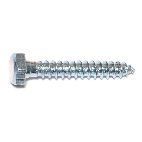 5/16" x 2" Zinc Plated Grade 2 / A307 Steel Hex Head Lag Screws