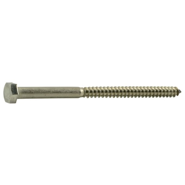 5/16" x 5" 18-8 Stainless Steel Hex Head Lag Screws