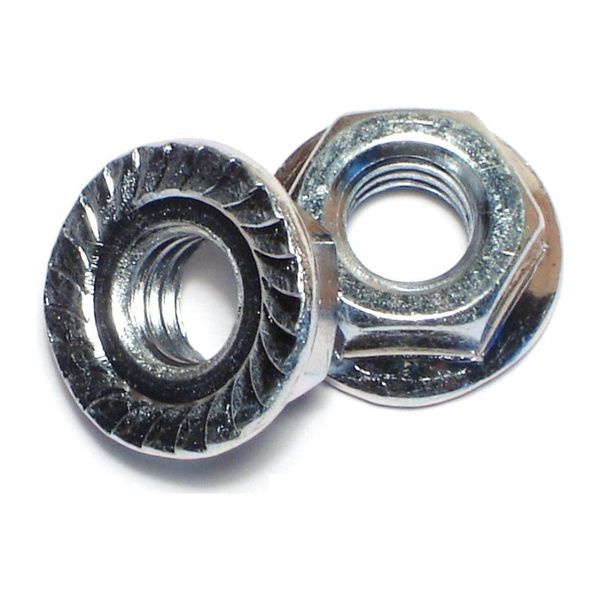 5/16"-18 Zinc Plated Case Hardened Steel Coarse Thread Hex Flange Nuts