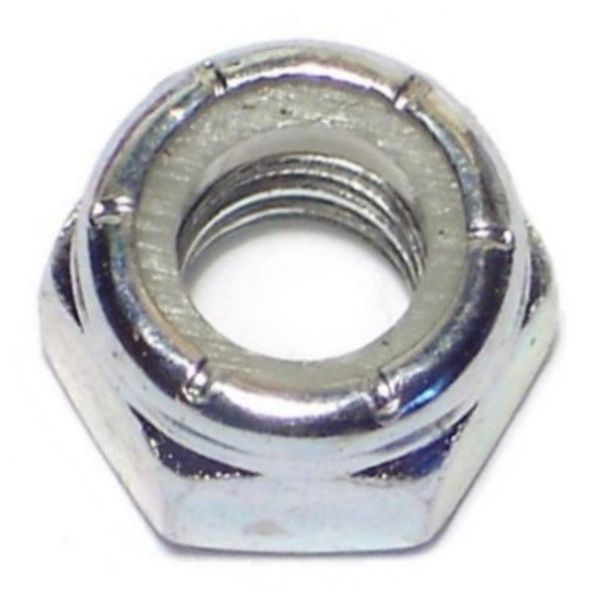 5/16"-18 Zinc Plated Grade 2 Steel Coarse Thread Nylon Insert Lock Nuts