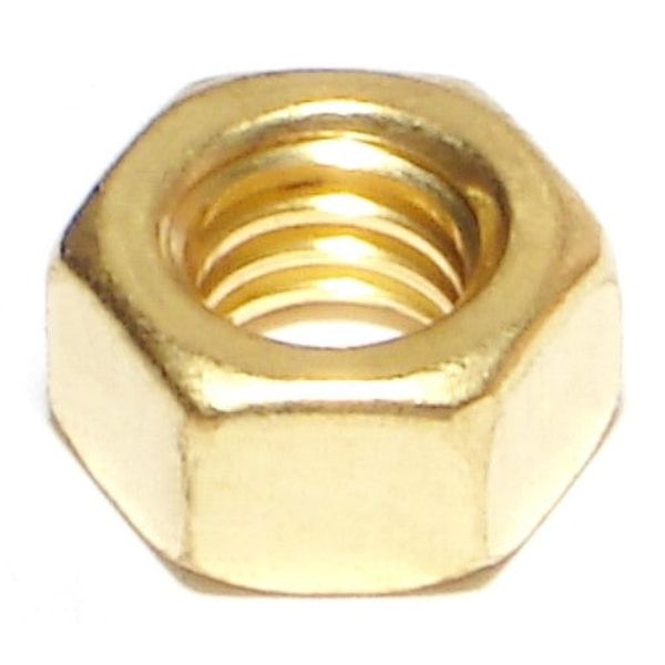 5/16"-18 Brass Coarse Thread Finished Hex Nuts