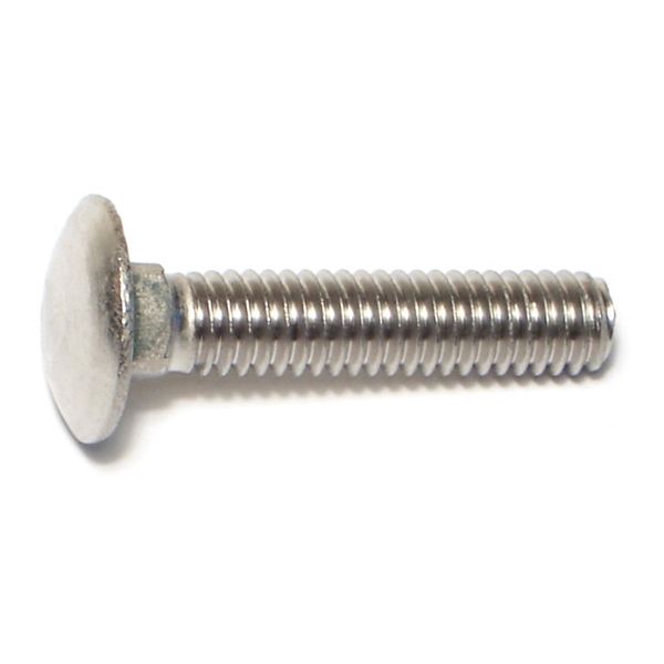 5/16"-18 x 1-1/2" 18-8 Stainless Steel Coarse Thread Carriage Bolts