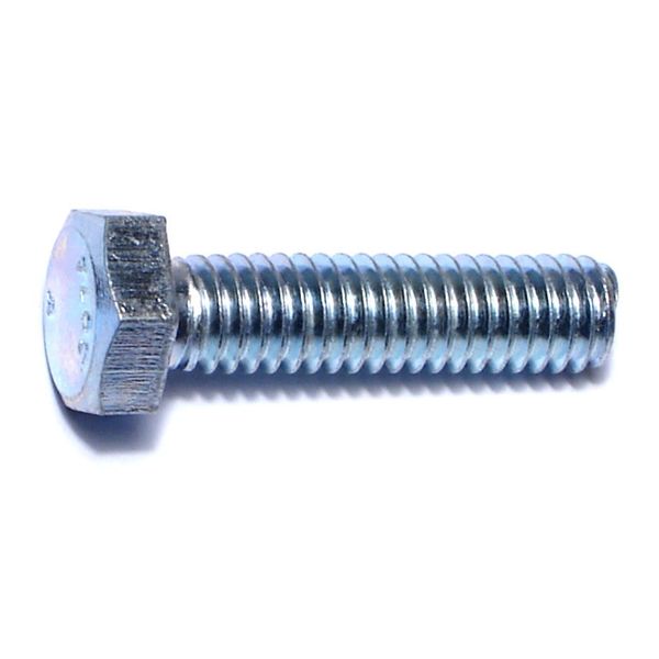 5/16"-18 x 1-1/4" Zinc Plated Steel Coarse Full Thread Hex Head Tap Bolts