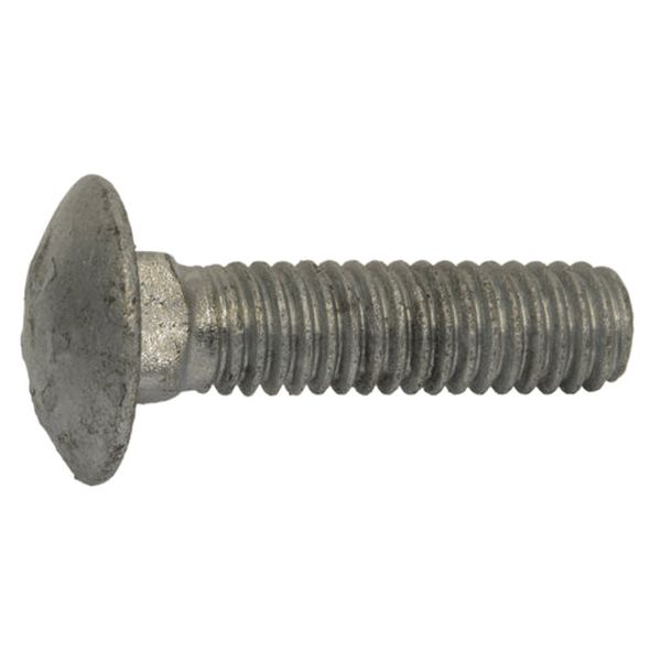 5/16"-18 x 1-1/4" Hot Dip Galvanized Grade 2 / A307 Steel Coarse Thread Carriage Bolts