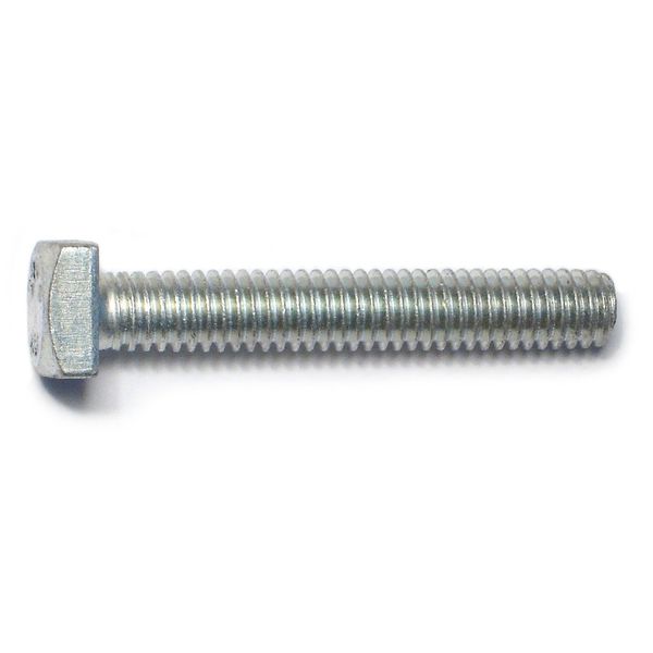 5/16"-18 x 2" Zinc Plated Grade 2 / A307 Steel Coarse Thread Square Head Bolts