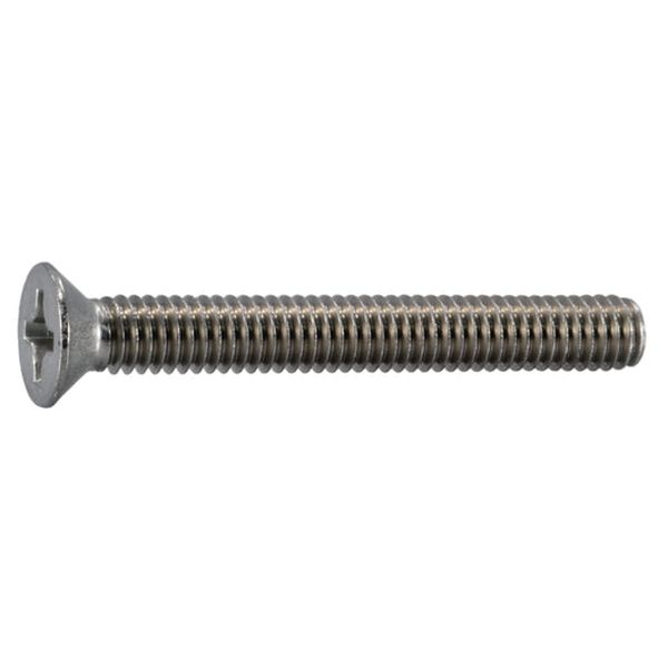 5/16"-18 x 2-1/2" 18-8 Stainless Steel Coarse Thread Phillips Flat Head Machine Screws