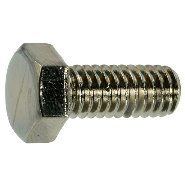 5/16"-18 x 3/4" Black Chrome Plated Steel Coarse Thread Hex Cap Screws