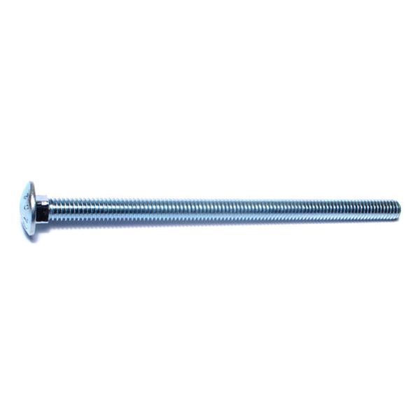 5/16"-18 x 5-1/2" Zinc Plated Grade 2 / A307 Steel Coarse Thread Carriage Bolts