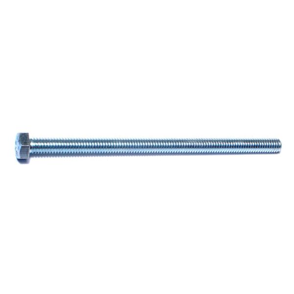 5/16"-18 x 5-1/2" Zinc Plated Steel Coarse Full Thread Hex Head Tap Bolts