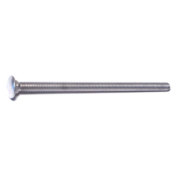 5/16"-18 x 6" 18-8 Stainless Steel Coarse Thread Carriage Bolts