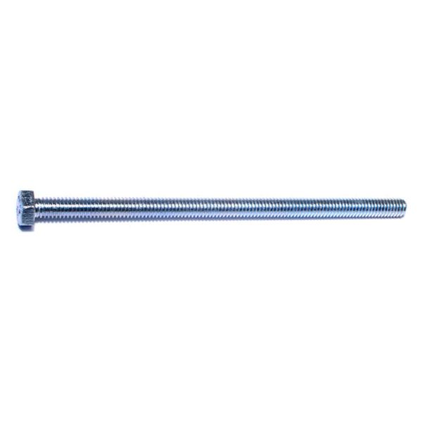 5/16"-18 x 6" Zinc Plated Steel Coarse Full Thread Hex Head Tap Bolts