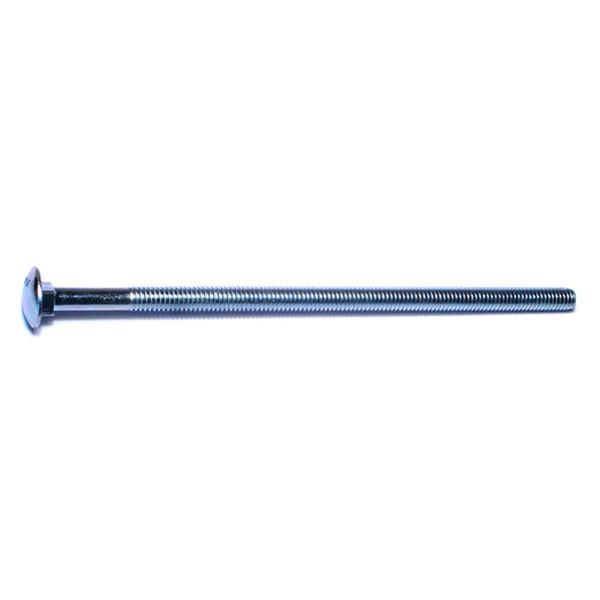 5/16"-18 x 7" Zinc Plated Grade 2 / A307 Steel Coarse Thread Carriage Bolts