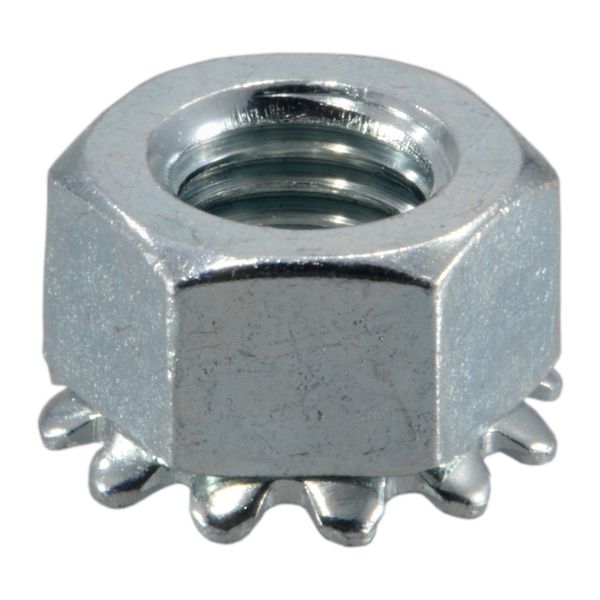 5/16"-24 Zinc Plated Grade 2 Steel Fine Thread Kep Lock Nuts