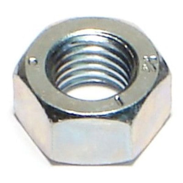 5/16"-24 Zinc Plated Grade 5 Steel Fine Thread Hex Nuts