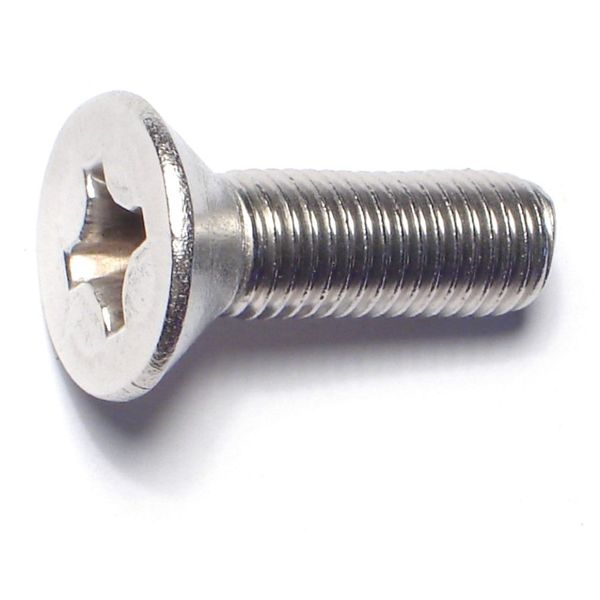 5/16"-24 x 1" 18-8 Stainless Steel Fine Thread Phillips Flat Head Machine Screws