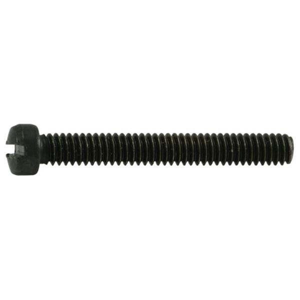 #5-40 x 1" Black Oxide Steel Coarse Thread Slotted Fillister Head Gun Screws