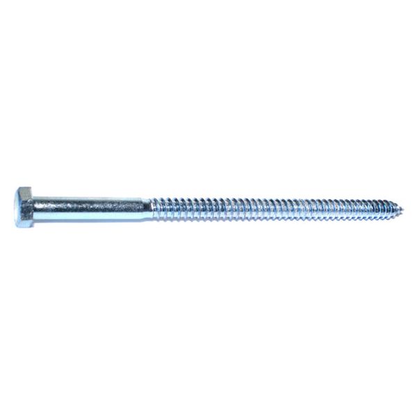 5/8" x 12" Zinc Plated Grade 2 / A307 Steel Hex Head Lag Screws