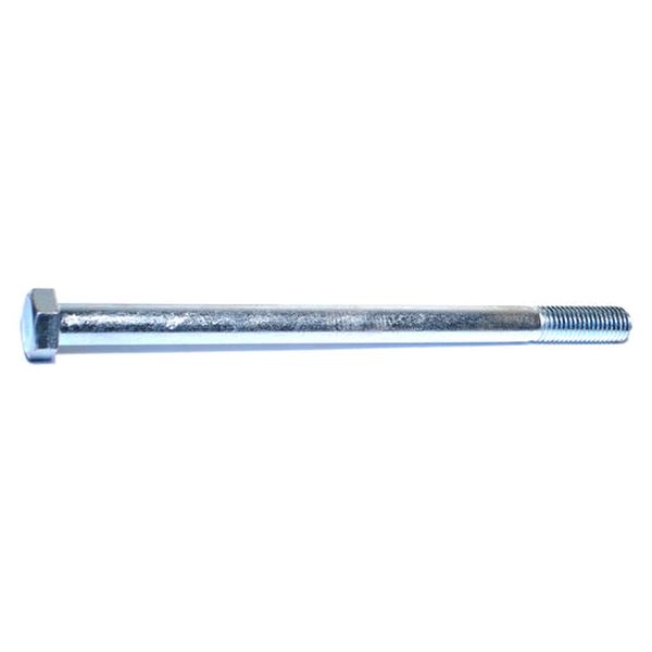 5/8"-11 x 10" Zinc Plated Grade 2 / A307 Steel Coarse Thread Hex Bolts