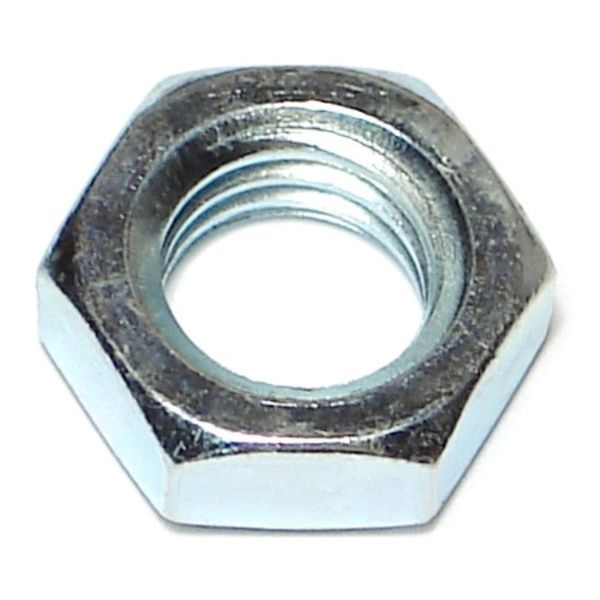 5/8"-11 x 1-1/16" Zinc Plated Steel Coarse Thread Hex Jam Nuts