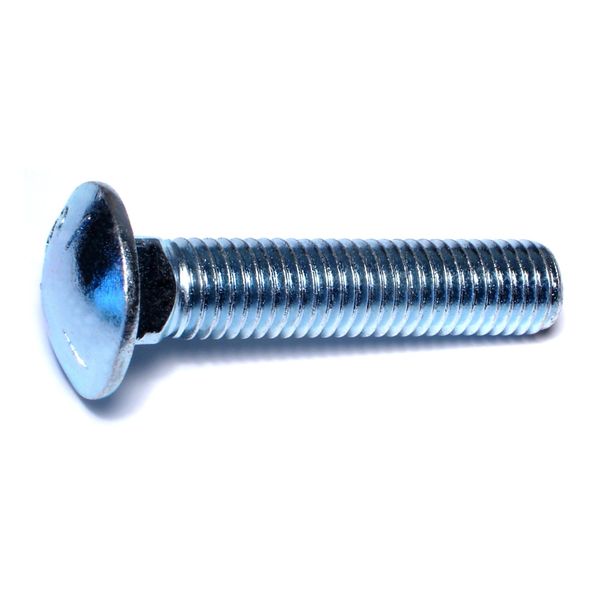 5/8"-11 x 3" Zinc Plated Grade 5 Steel Coarse Thread Carriage Bolts