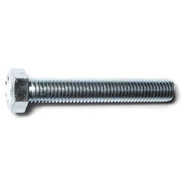 5/8"-11 x 4" Zinc Plated Steel Coarse Full Thread Hex Head Tap Bolts