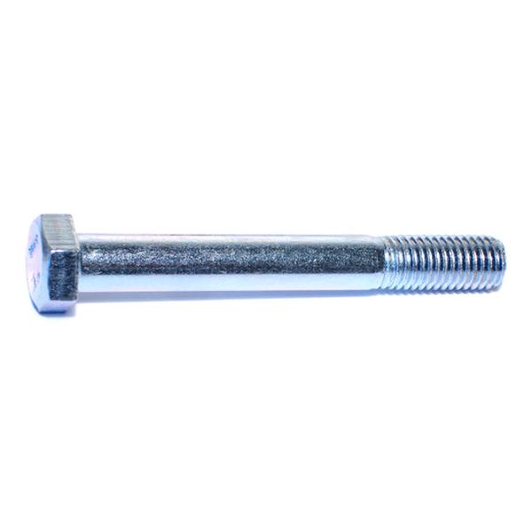 5/8"-11 x 5" Zinc Plated Grade 2 / A307 Steel Coarse Thread Hex Bolts