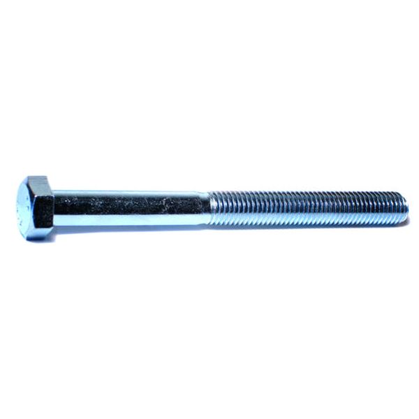 5/8"-11 x 7" Zinc Plated Grade 2 / A307 Steel Coarse Thread Hex Bolts