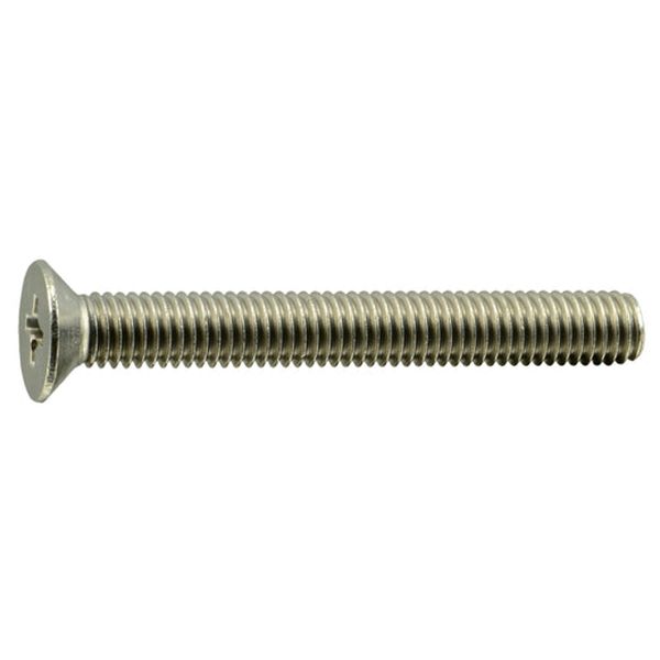 5mm-0.8 x 40mm A2 Stainless Steel Coarse Thread Phillips Flat Head Machine Screws