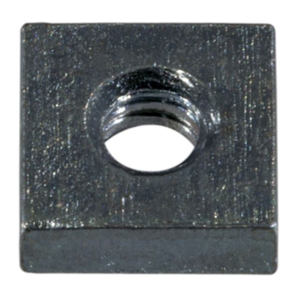 #6-32 Zinc Plated Steel Coarse Thread Square Nuts