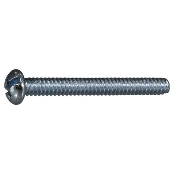 #6-32 x 1-1/4" Zinc Plated Steel Coarse Thread Combo Round Head Machine Screws