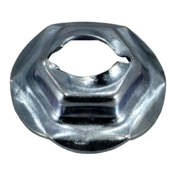 6.3mm x 18mm Zinc Plated Steel Hex Head Thread Cutting Nuts