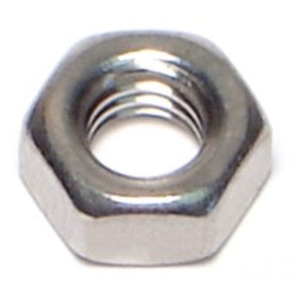 6mm-1.0 A2-70 Stainless Steel Coarse Thread Hex Nuts