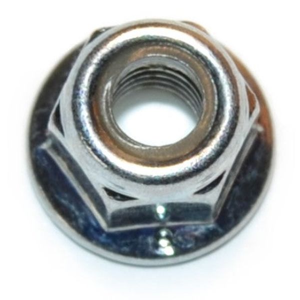 6mm-1.0 Zinc Plated Class 8 Steel Coarse Thread Flange Nylon Insert Lock Nuts