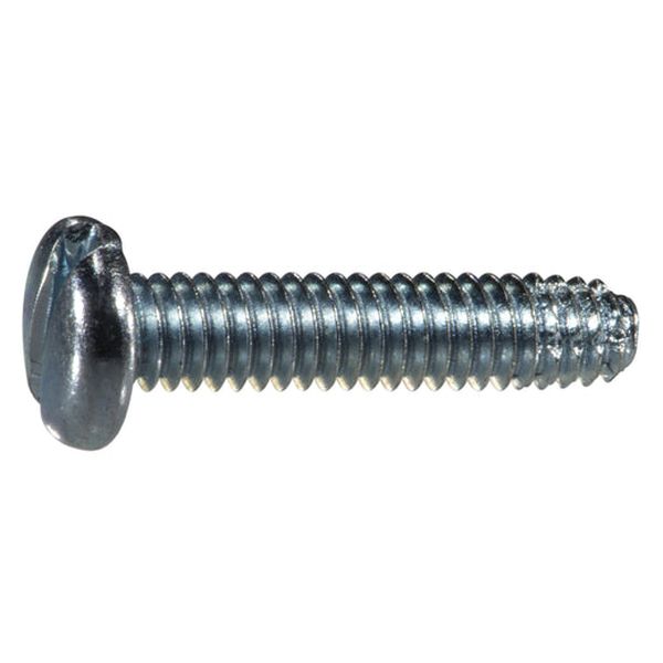 6mm-1.0 x 8mm Zinc Plated Class 4.8 Steel Coarse Thread Phillips Flat Head Machine Screws